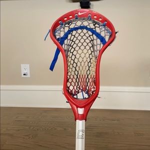 2 lacrosse sticks